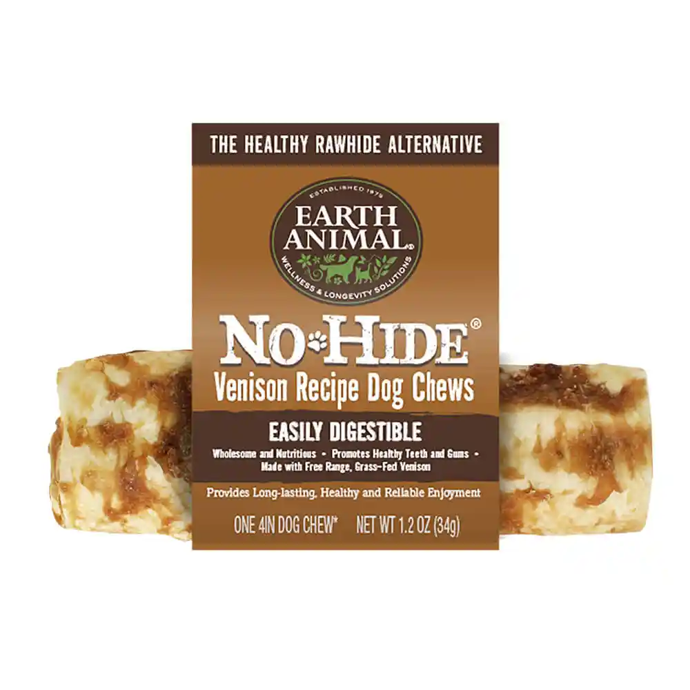 Earth Animal No-Hide Dog Chews - Venison Small