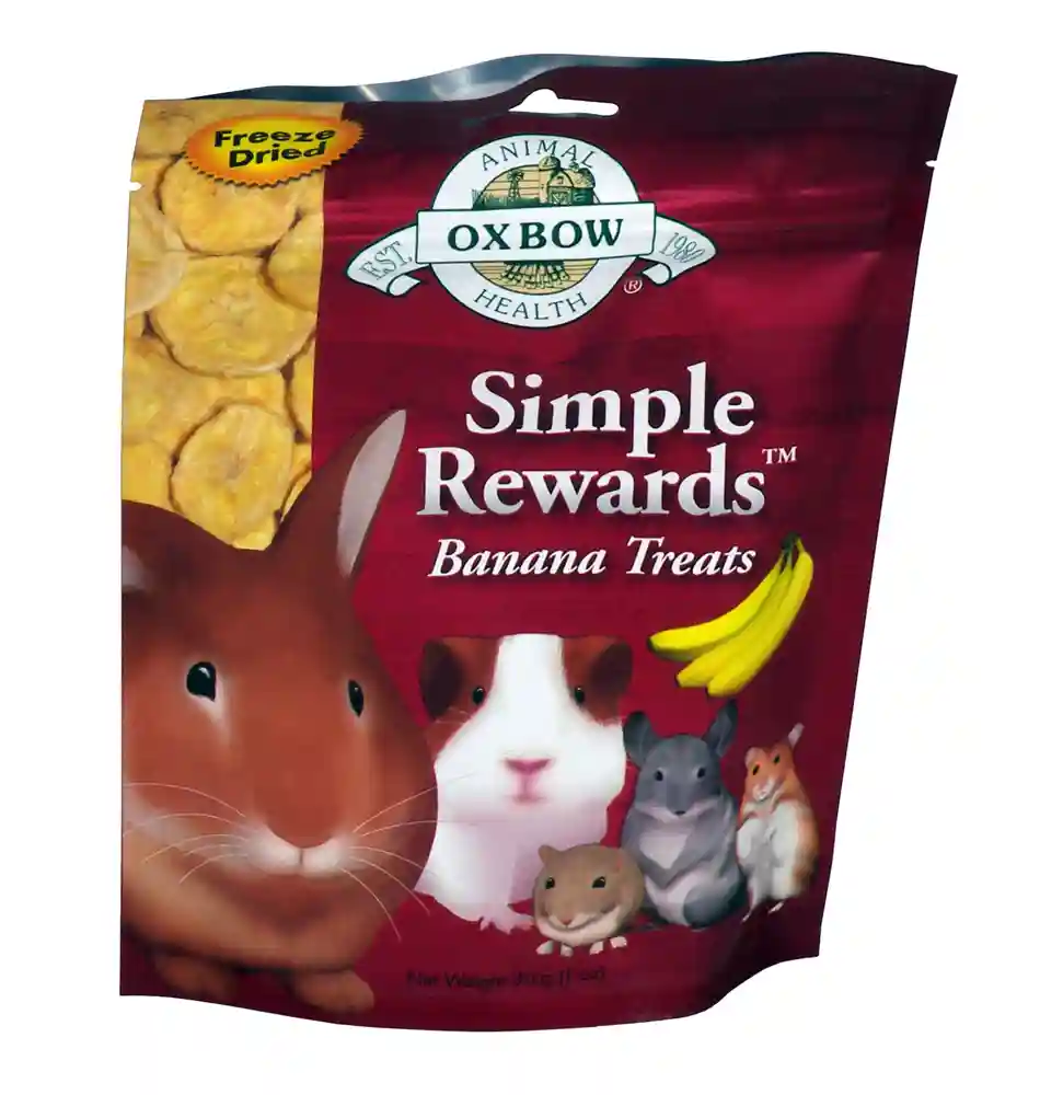 Oxbow Small Animal Treats, Toys & Supplements Simple Rewards Treat - Banana - 1-oz
