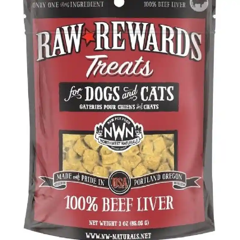 Northwest Nats FD Dog & Cat Treats Bf Lvr - 3-oz