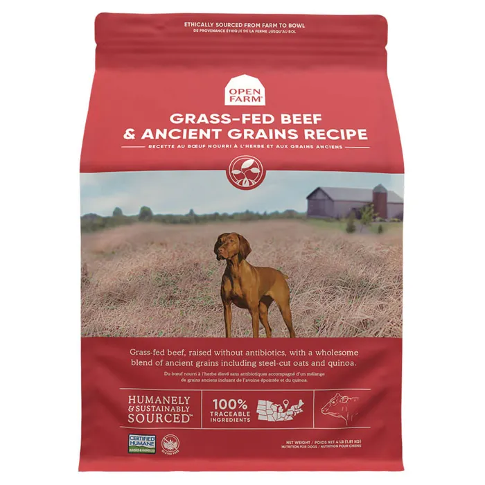 Open Farm Dog Ancient Grain Beef 4-lb