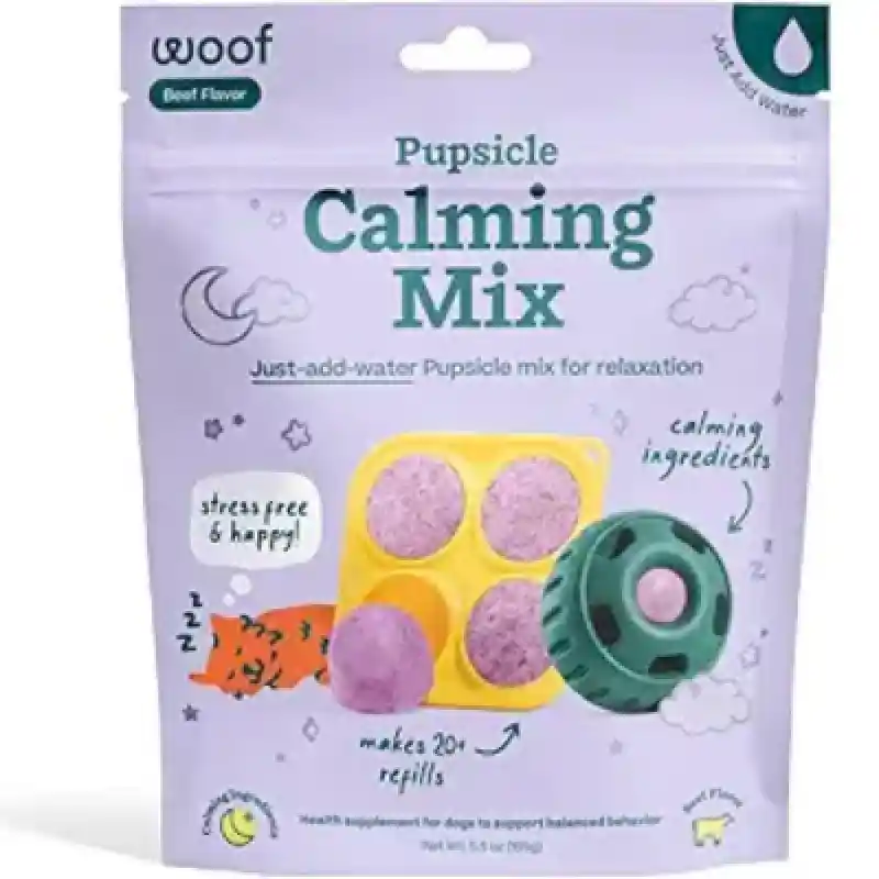 Woof Dog Treat Pupscicle Treat Mix Calming 5.5oz