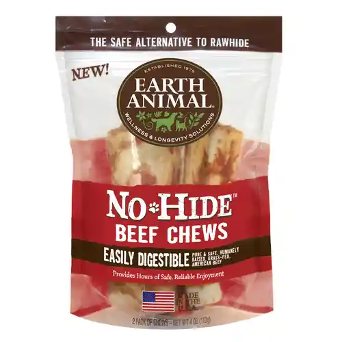 Earth Animal No-Hide Dog Chews Bf - 4" (Small - 2pk)