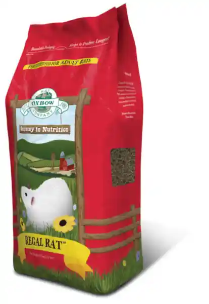 Oxbow Small Animal Fortified Food & Hay Essentials Adult Rat - 3-lb