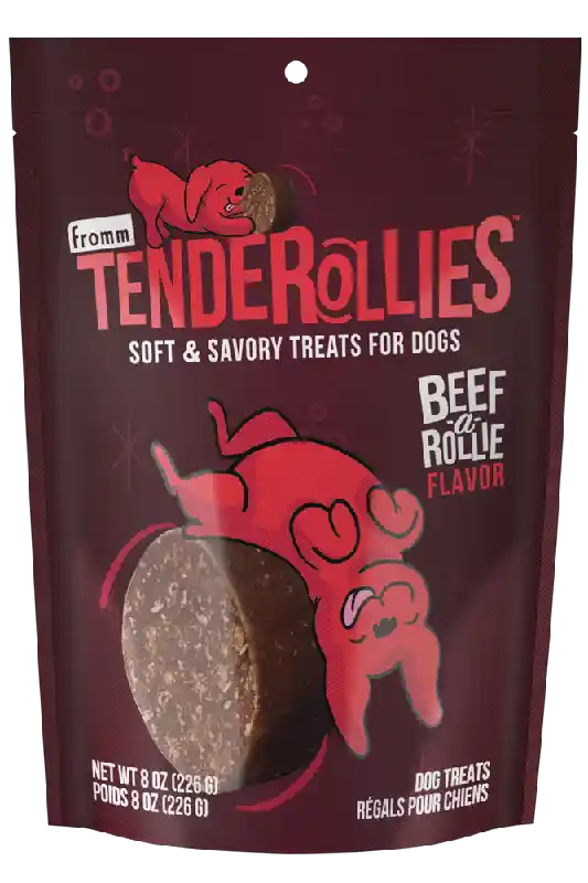 Fromm Dog Tenderollies Beef A Rollie Treat 8oz 6=cs 4cs=mc