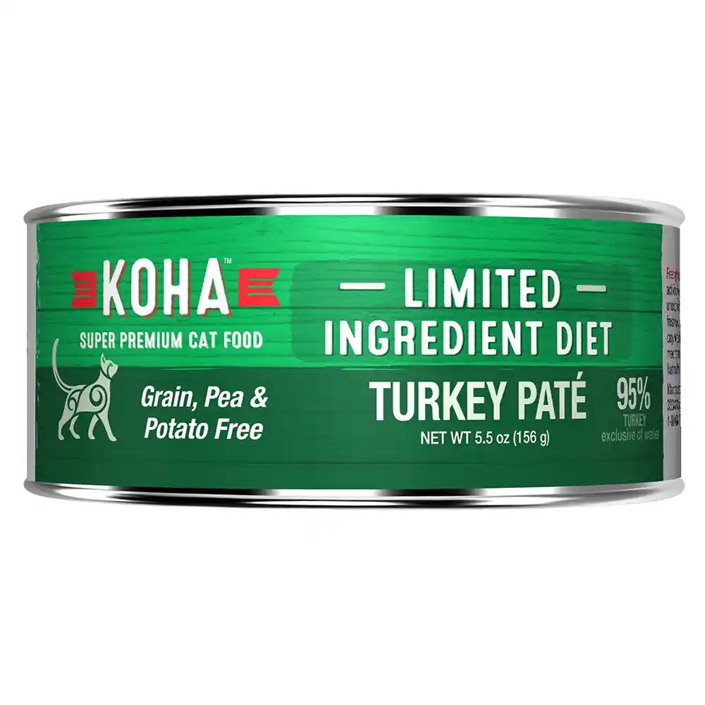 Koha Grain Free Cat Food LID Pate - Trky 5.5-oz