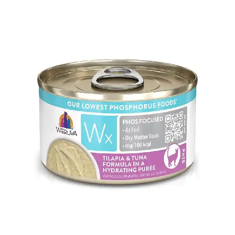 Weruva Cat Wx Cans - Tilapia & Tuna 3oz