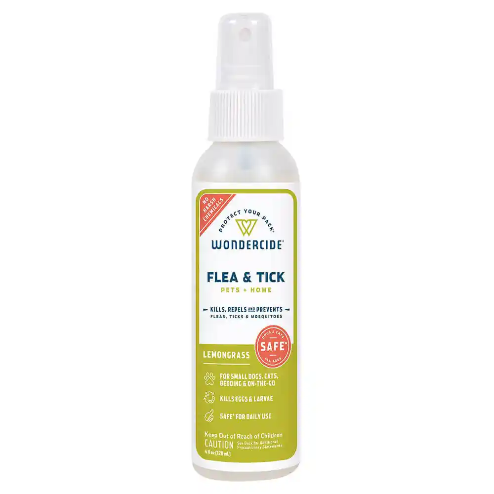 Wondercide Nat Products for Dogs & Cats F&T Spray - Lemongrass - 4-oz