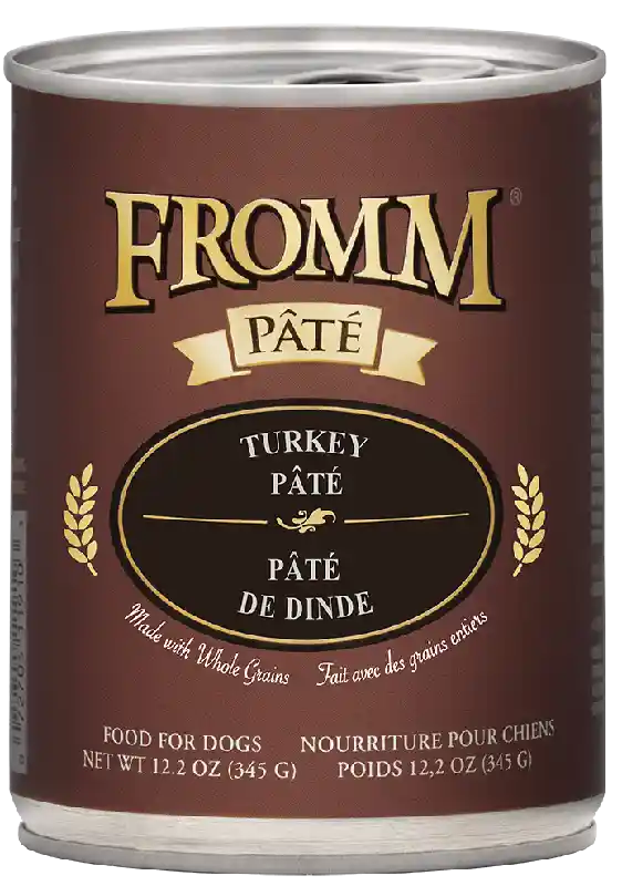 Fromm Pate Wet Dog Food Trky - 12.2-oz