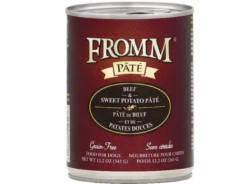 Fromm Pate Wet Dog Food - GF Bf & Swt Pot 12.2oz