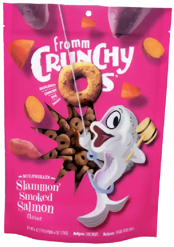 Fromm Crunchy O's Dog Treats *Slammin’ Smoked Slmn - 26-oz