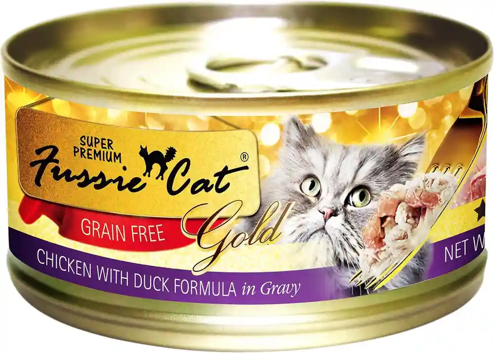 Fussie Cat Wet Food Spr Premium - Ckn & Duck - 2.82-oz