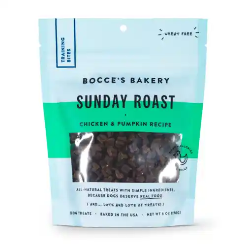Bocce’s Bakery Dog Treats Training Bites - Sunday Roast - 6-oz