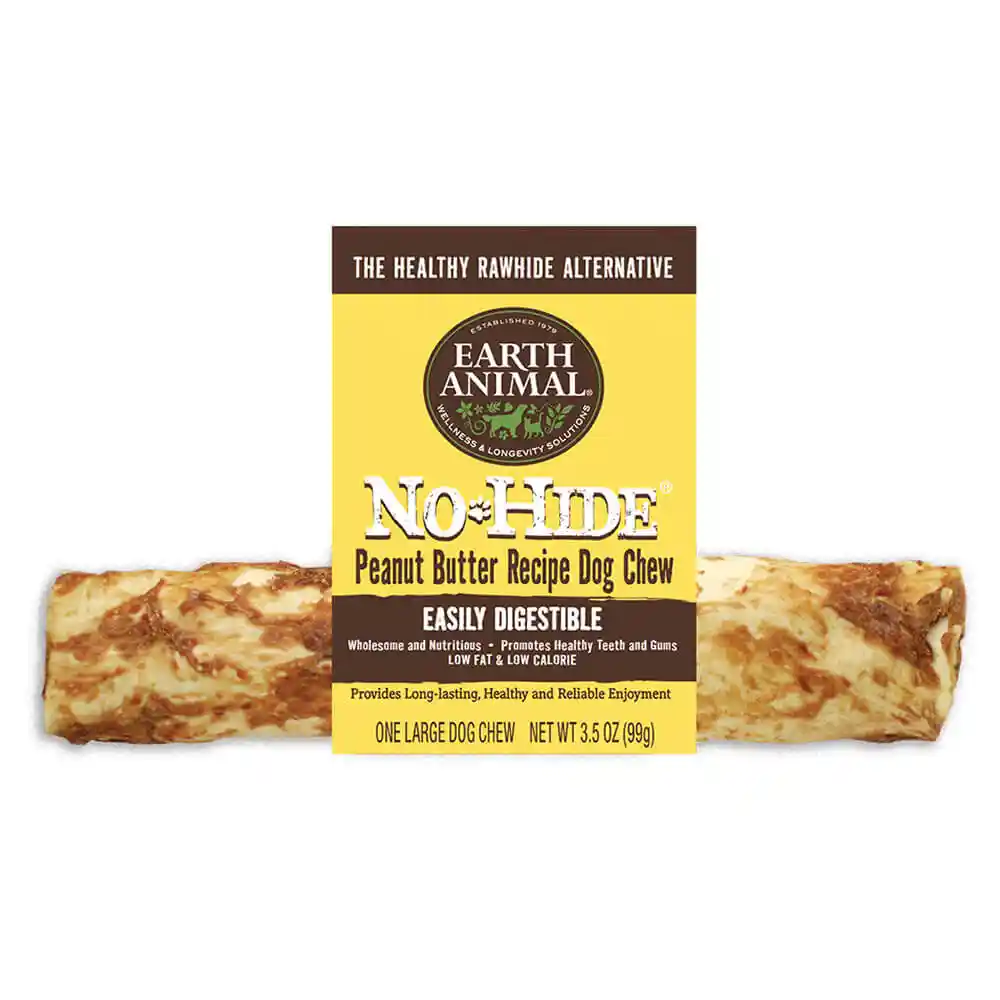 Earth Animal No-Hide Dog Chews - Peanut Butter Lg