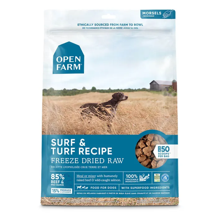 Openfarm Dog Fd Surf & Turf Morsels 22oz