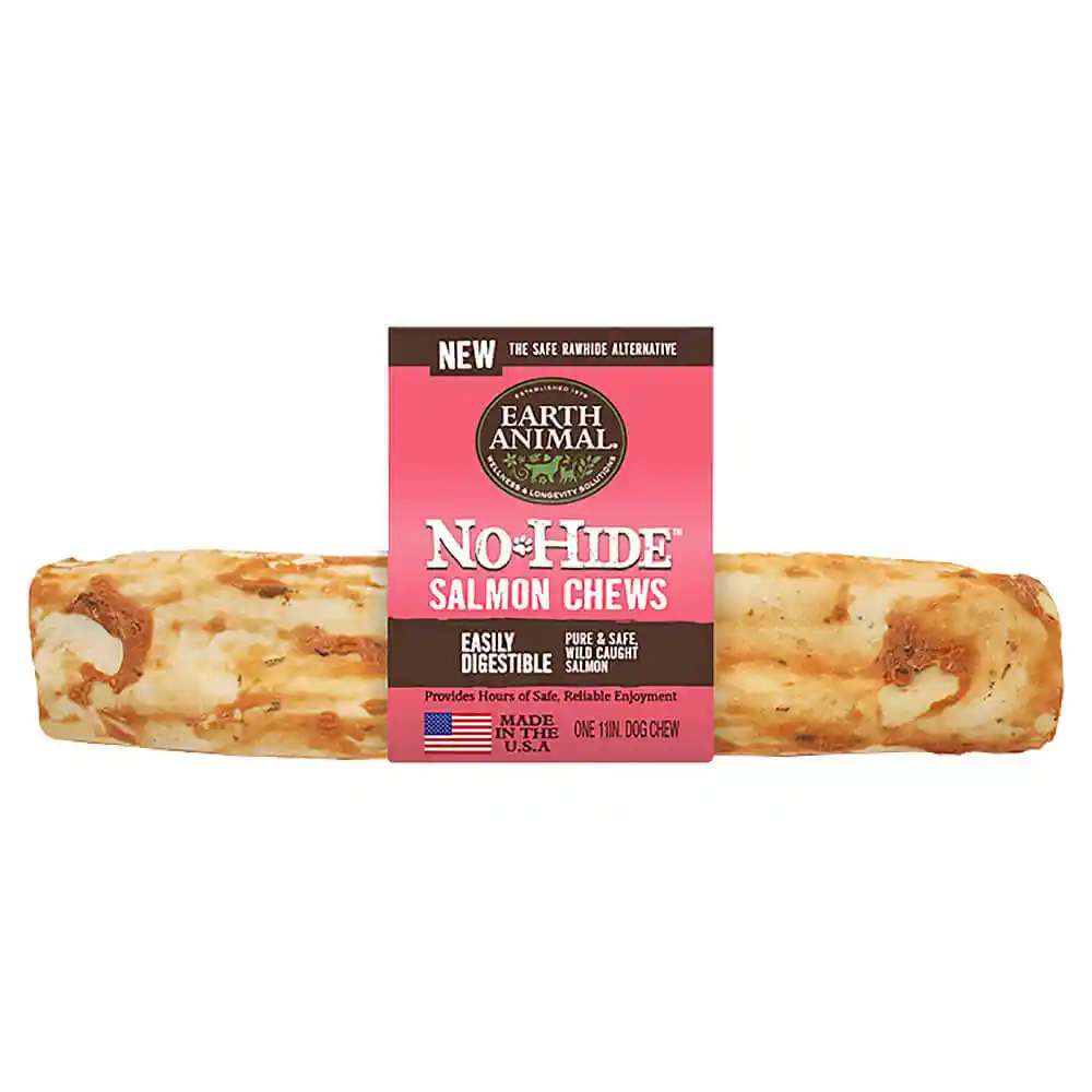 Earth Animal No-Hide Dog Chews - Salmon Large