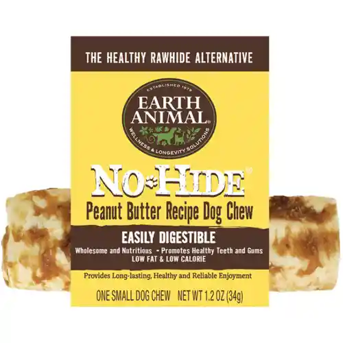 Earth Animal No-Hide Dog Chews - Peanut Butter Sm