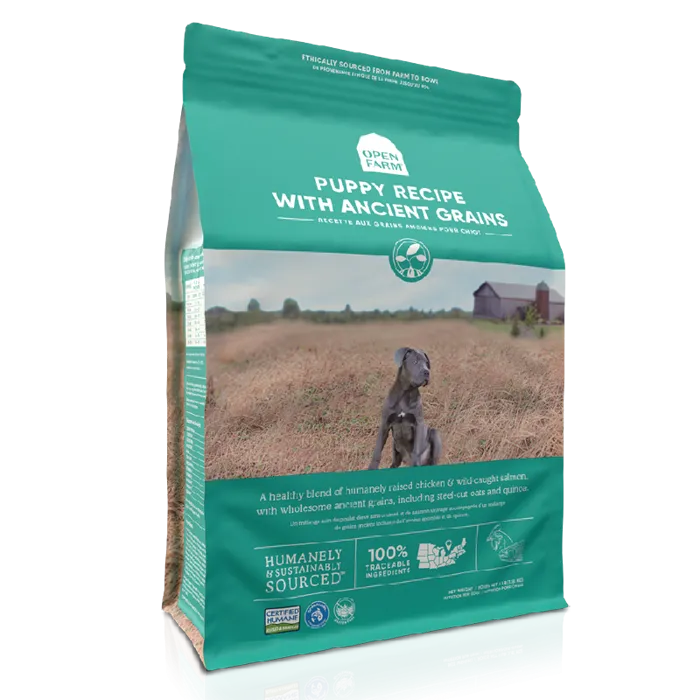 Open Farm Dog Food Puppy Ancient Grains 4#