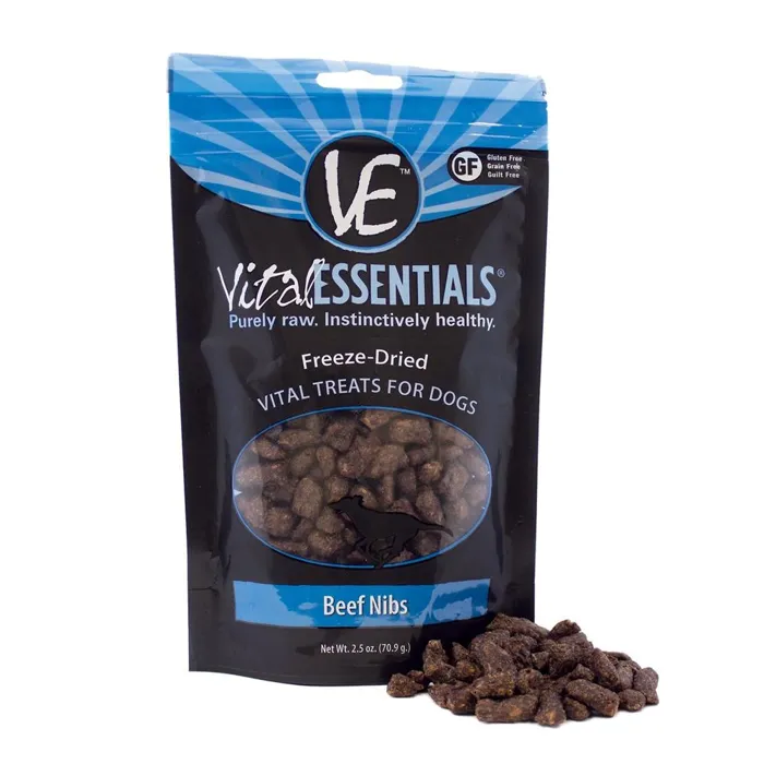 VE Freeze-Dried Dog Treats Beef Bites 2.5oz