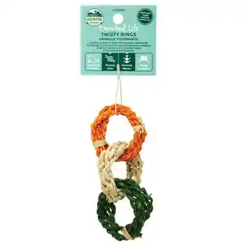 Oxbow Small Animal Treats, Toys & Supplements Toy - Twisty Rings