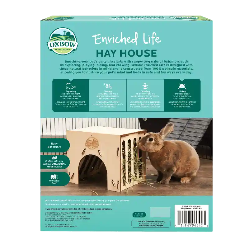 Oxbow Small Animal Treats, Toys & Supplements Toy - Hay House