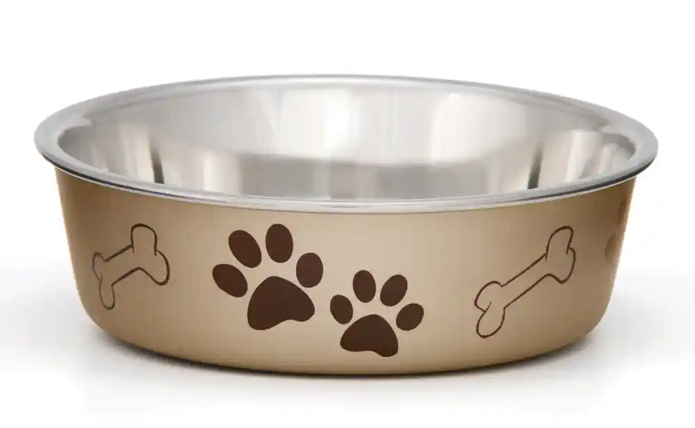 Loving Pets Bowls Bella Bowl - Champagne - Small