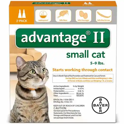 Advantage Cat - F&T Medication Small (5-9#) - 2-Pack