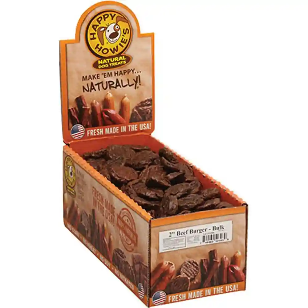 Happy Howie's Bulk Dog Treats Bf Burger - 2"
