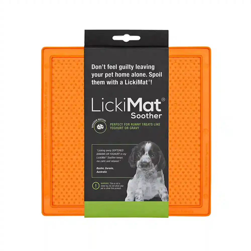 LickiMats by Innovative Pet Products Soother - Orange