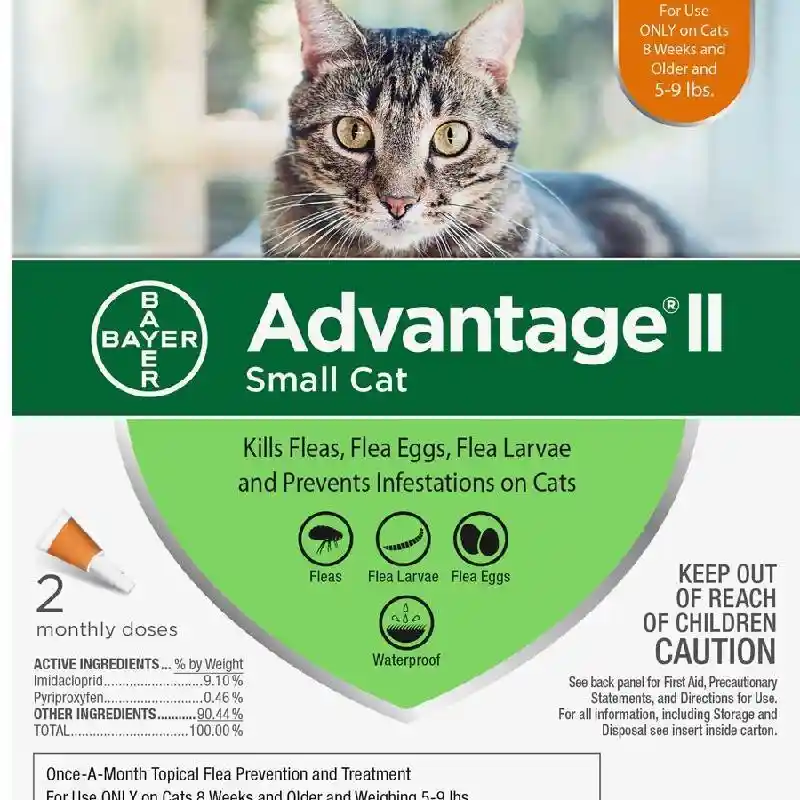Advantage Cat - F&T Medication Small (5-9#) - 2-Pack
