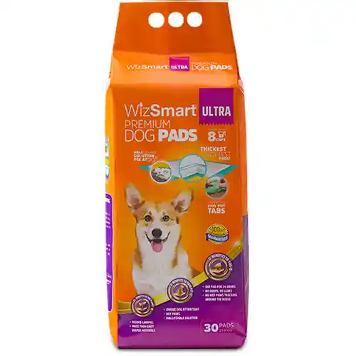 WizSmart Pee Pads All Day Dry (Ultra) - 30pk