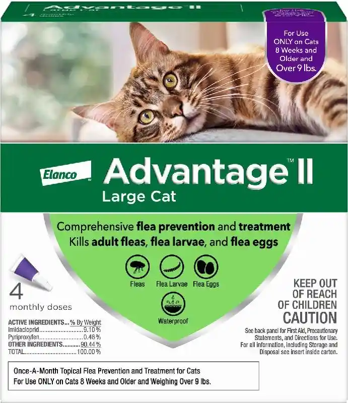 Advantage Cat - F&T Medication Large (Over 9#) - 6-Pack