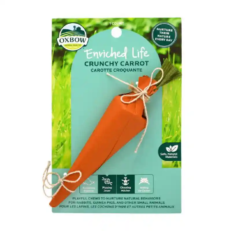 Oxbow Small Animal Treats, Toys & Supplements Toy - Crunchy Carrot