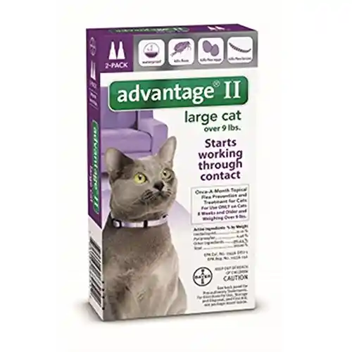 Advantage Cat - F&T Medication Large (Over 9#) - 2-Pack
