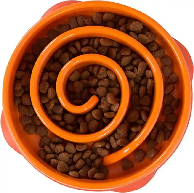 Outward Hound Fun Feeder Slo Bowl Large (Regular) - Orange