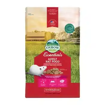 Oxbow Small Animal Fortified Food & Hay Essentials Adult Rat - 3-lb