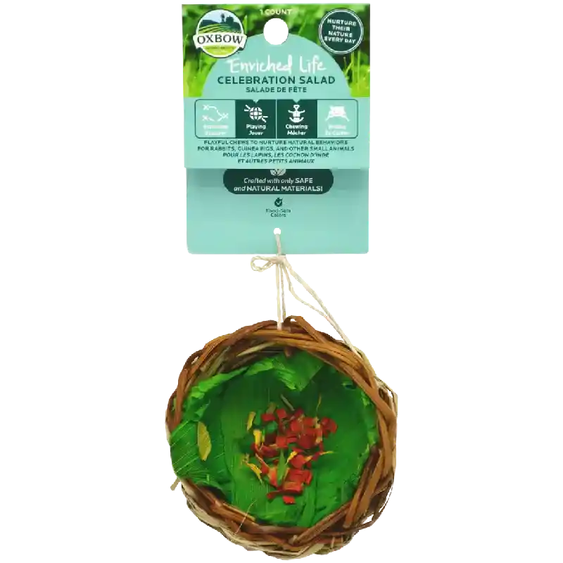 Oxbow Small Animal Treats, Toys & Supplements Toy - Celebration Salad