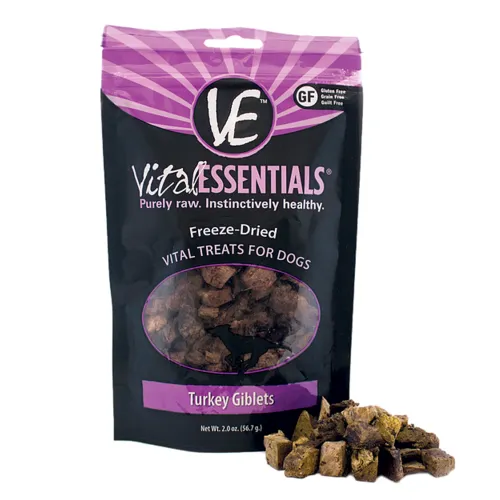 Freeze-dried Raw Turkey Giblets Dog Treats