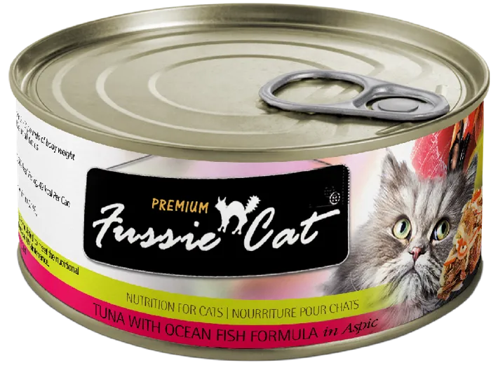 Fussie Cat Tuna W/ Ocean Fish 2.8-oz