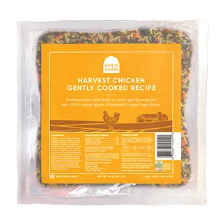 Open Farm Frozen Gently Cooked Harvest Chicken Recipe 16-oz