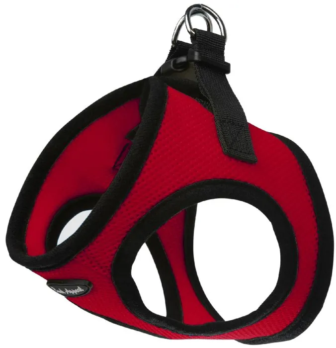 Bark Appeal Ez Wrap Mesh Harness Red Md