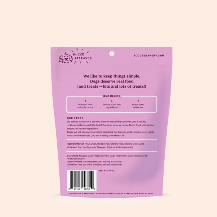 Bocce's Quack Quack Quack Training Treats 3-oz
