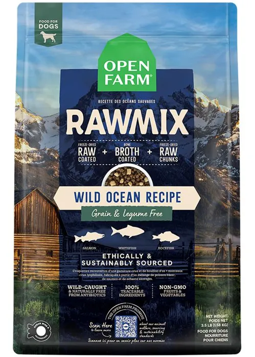 Open Farm Rawmix Wild Ocean Dog Food 20-lb