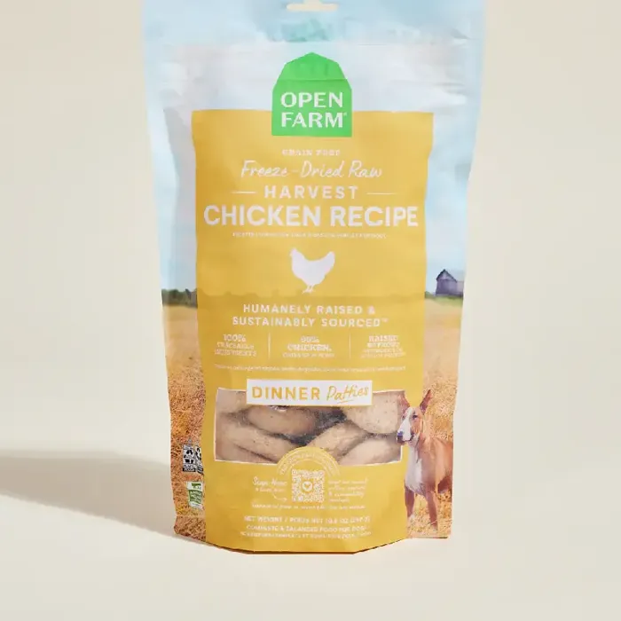 Freeze Dried Raw Morsels Patties Chicken - 10.5oz