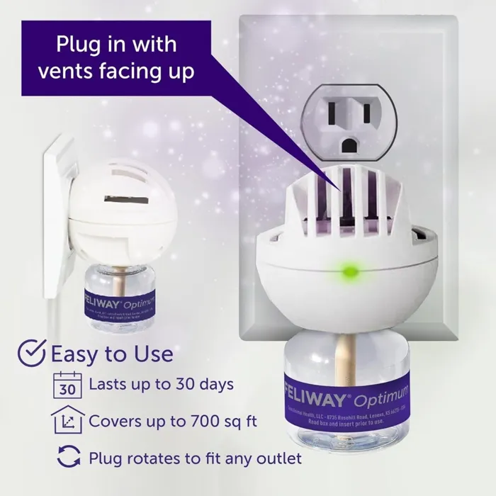 Feliway Optimum Diffuser Kit calming formula lifestyle