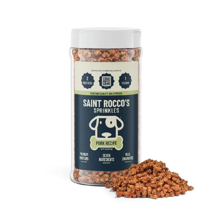 Saint Rocco's Pork Recipe Sprinkles 6 oz jar front view