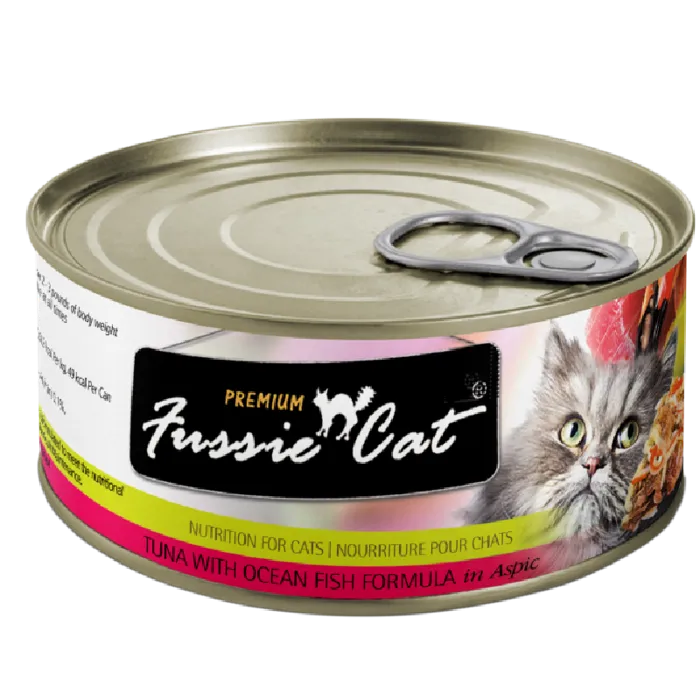 Fussie Cat Tuna W/ Ocean Fish 2.8-oz