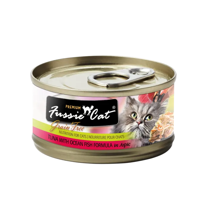 Fussie Cat Tuna W/ Ocean Fish 2.8-oz