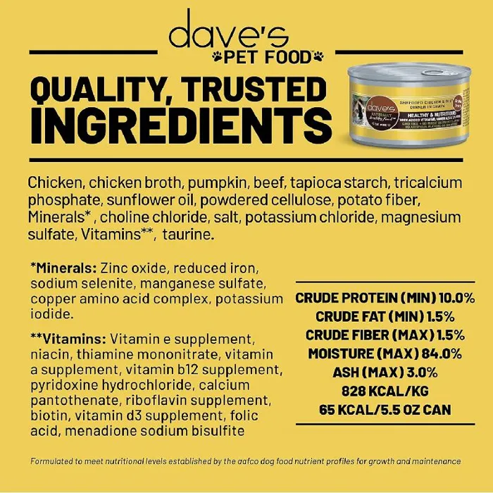 Dave's Cat Gf Shredded Chicken & Beef 2.8 Oz