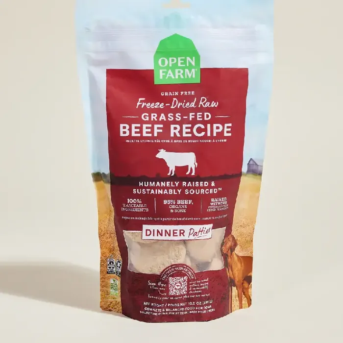 Open Farm FD Raw Patties Beef - 10.5oz