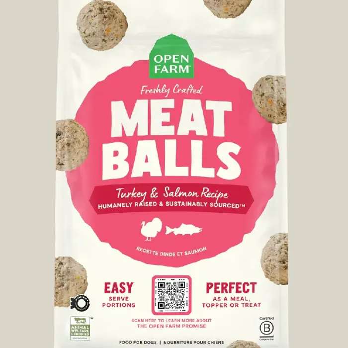 Open Farm Meatballs Turkey & Salmon 14-oz